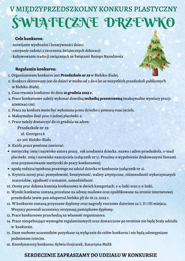 Regulamin_Świąteczne drzewko